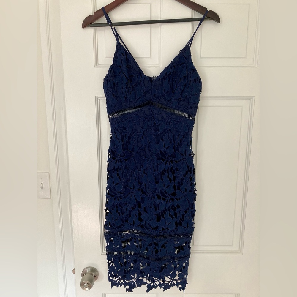 Astr the label lace bodycon dress